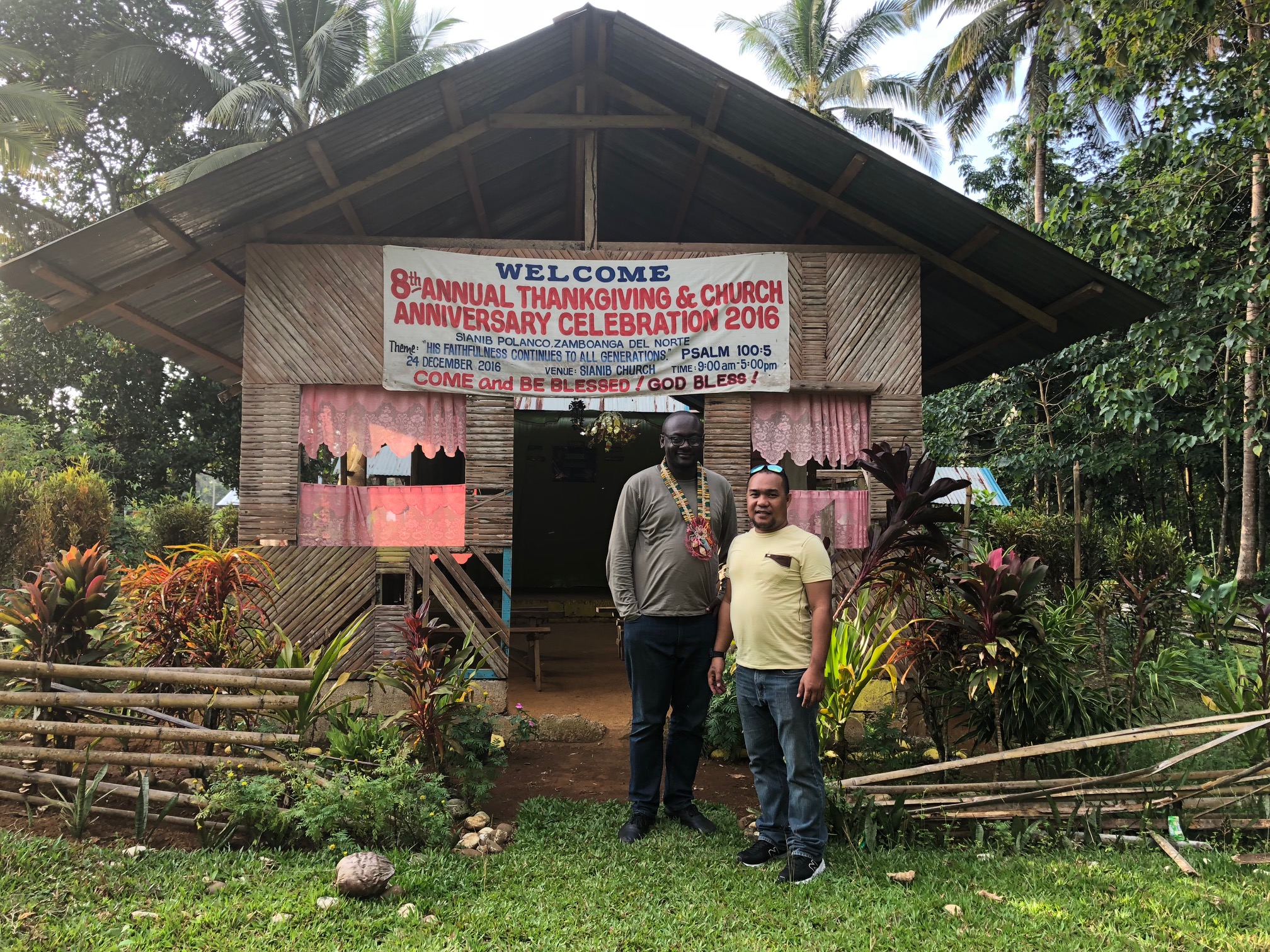 Volunteers conducting a Gospel outreach mission in the Philippines